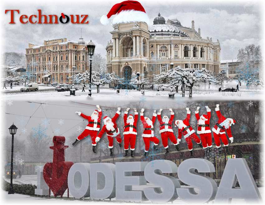 Новогоднее настроение и скидки на покупки в Одессе
